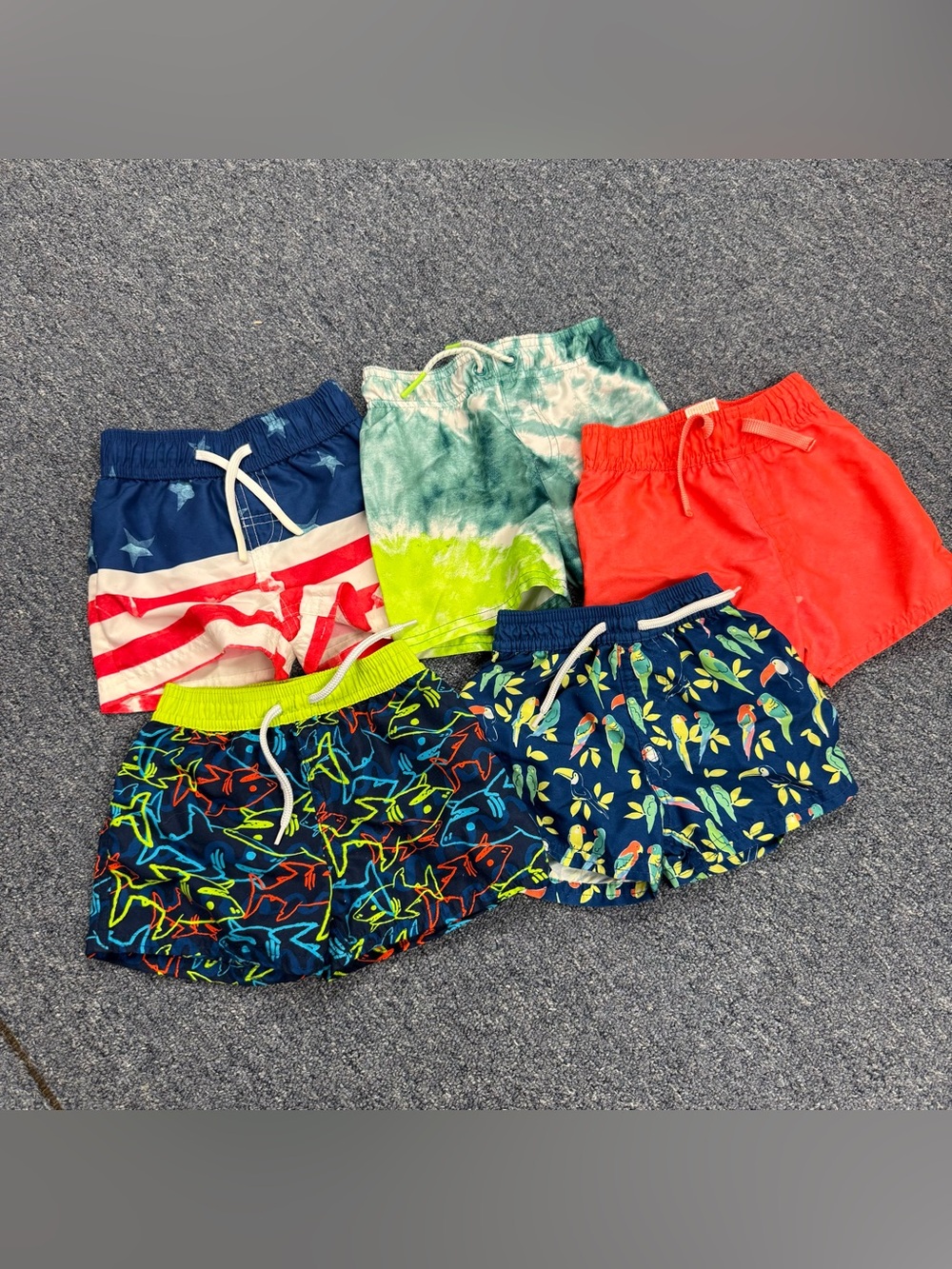 Baby boys bundle lot of swim trunks